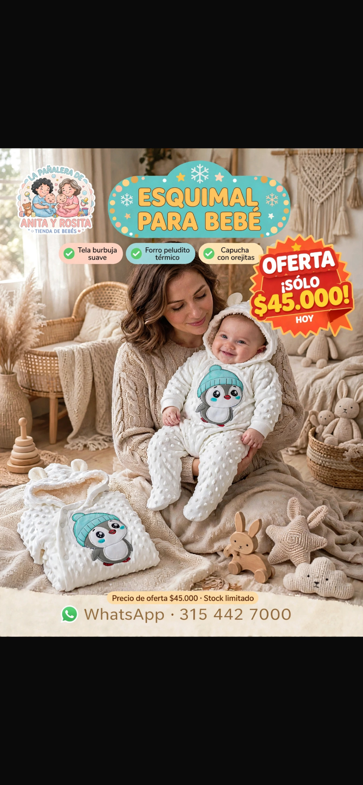 Esquimal para bebe
